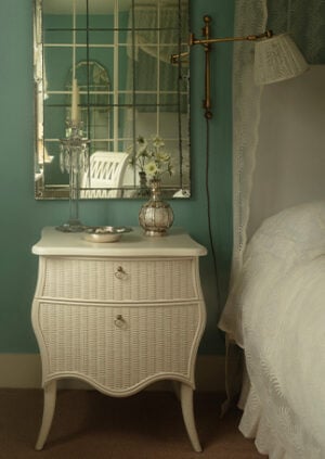 The Rattan Virginia Bedside Chest: lifestyle