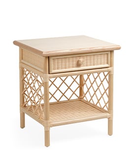 The Rattan Hurlingham Bedside Table