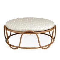 The Rattan Round Ribbon Bench gallery