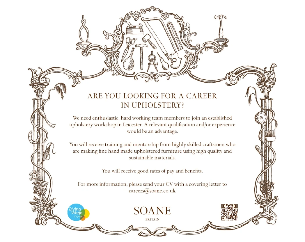 Are you looking for a career in upholstery?